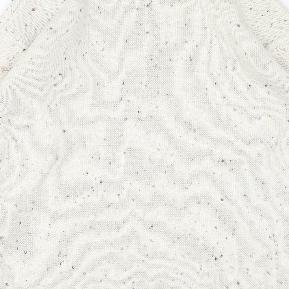 Rare Orchid Womens Beige Round Neck Acrylic Pullover Jumper Size 16