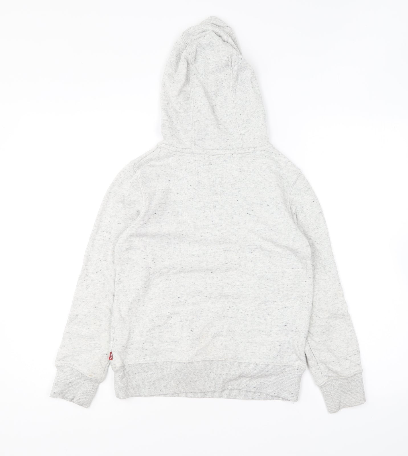 Levi's Boys Grey Cotton Pullover Hoodie Size 10 Years Pullover