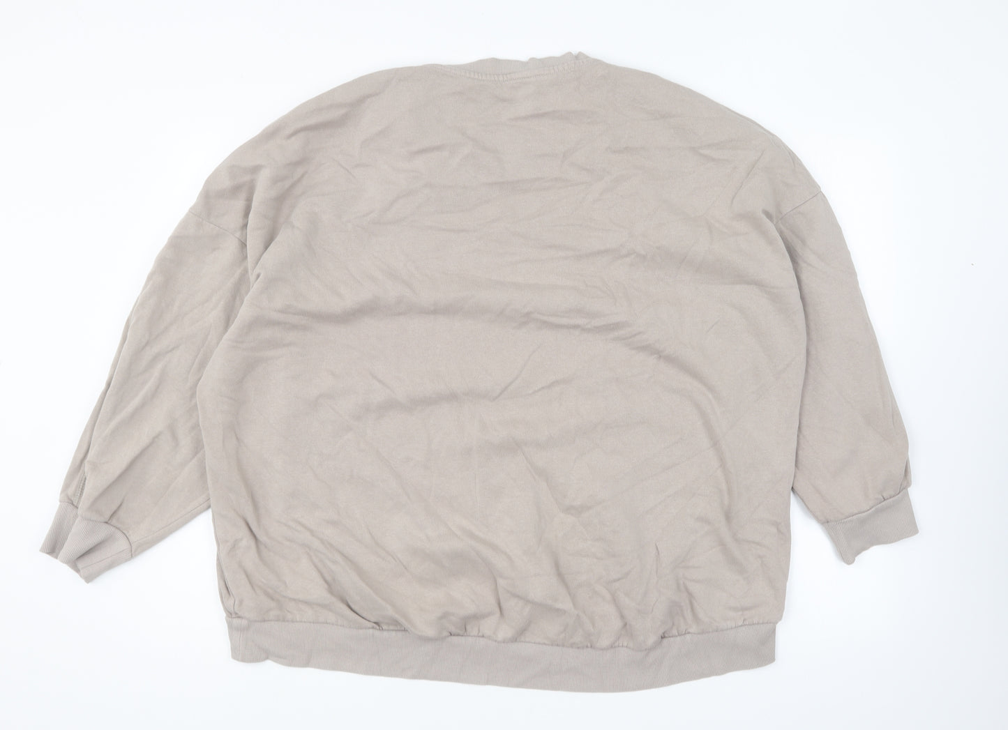 George Womens Brown Cotton Pullover Sweatshirt Size L Pullover