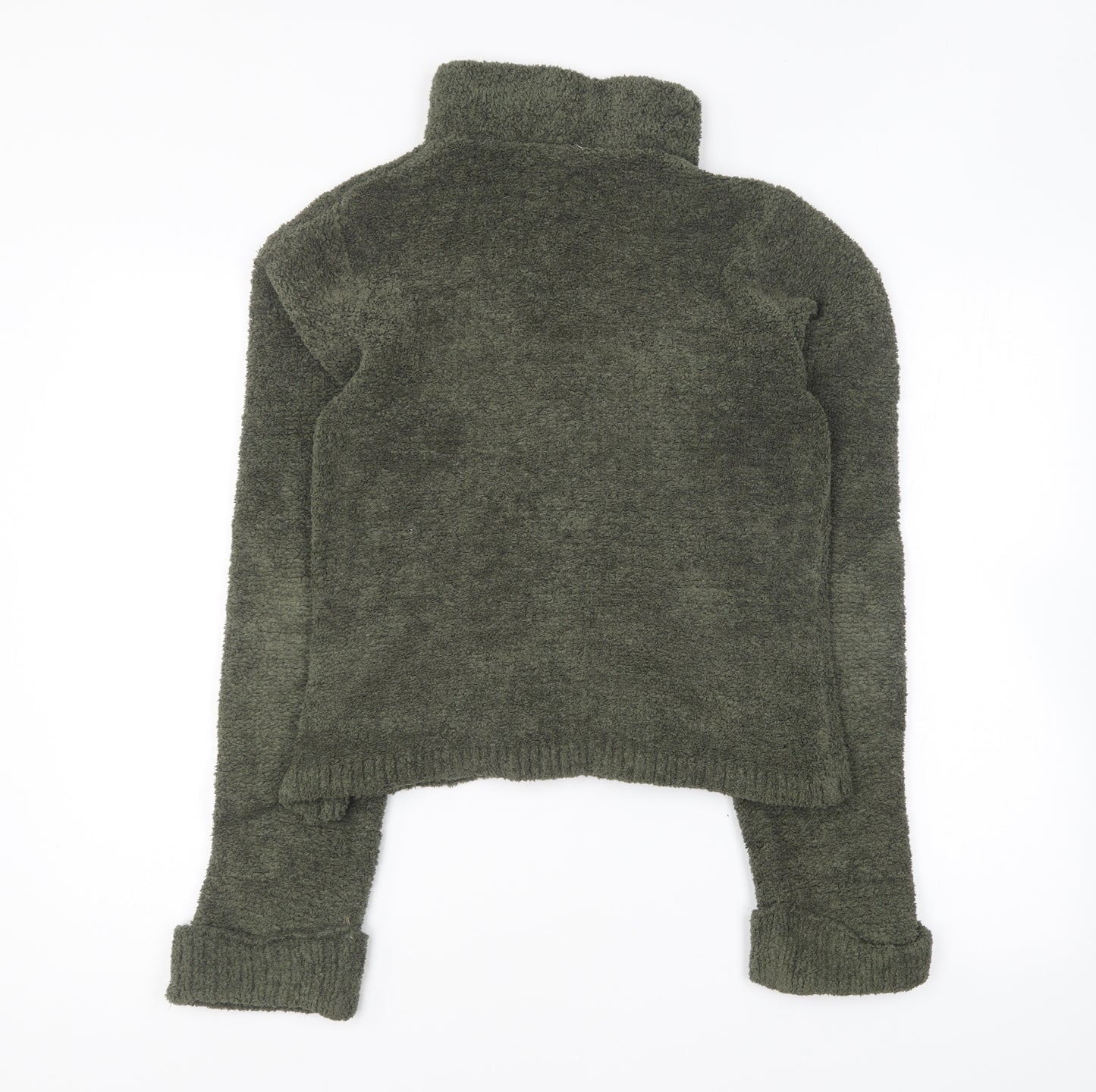 Animal Womens Green Polyester Pullover Sweatshirt Size 12 Zip