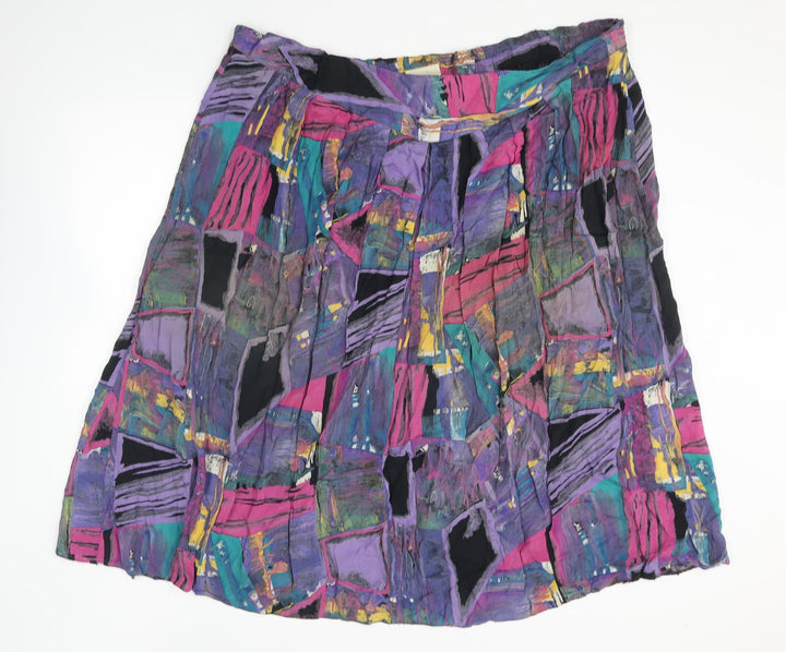 essence Womens Multicoloured Polyester Maxi Skirt Size 36