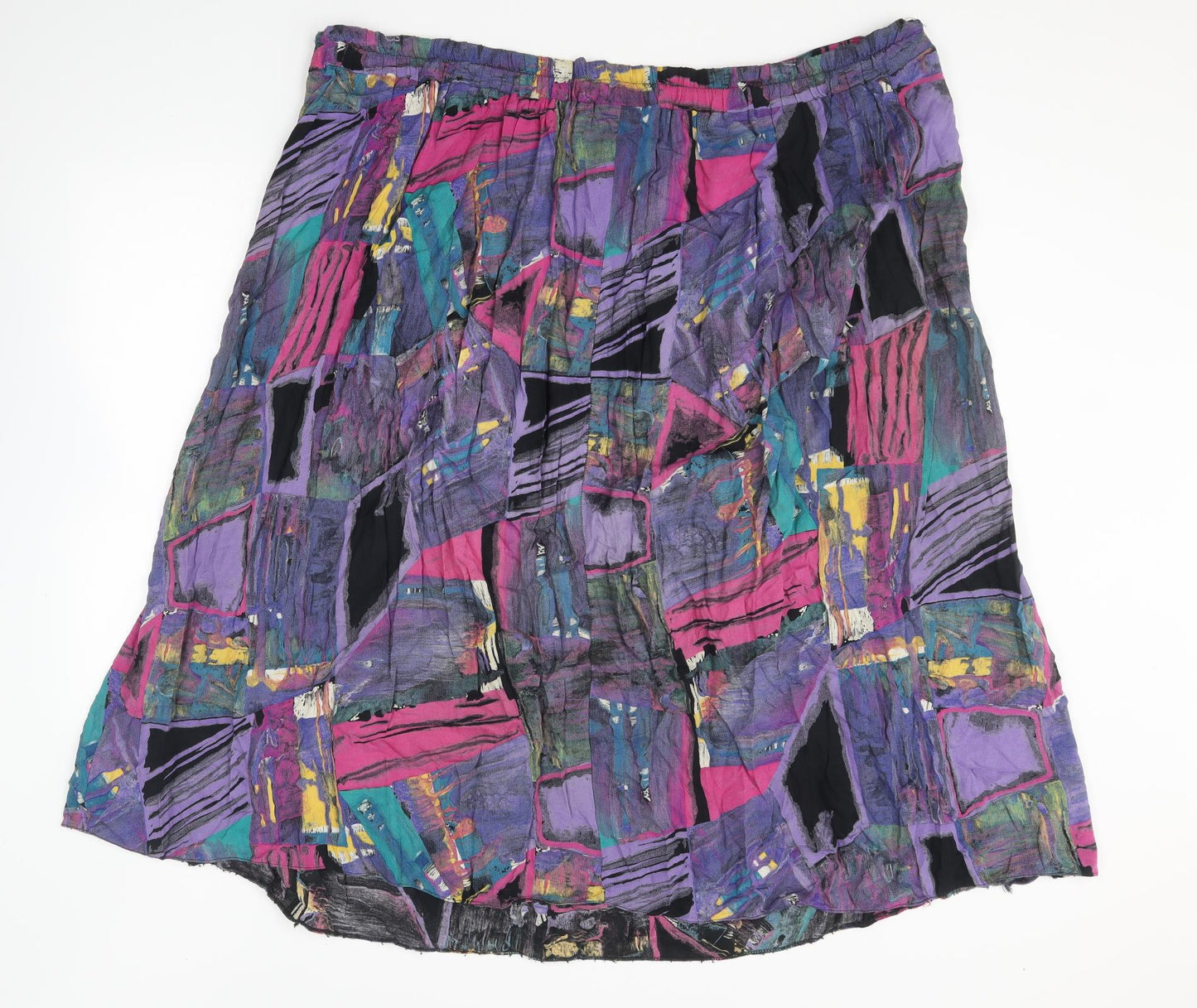 essence Womens Multicoloured Polyester Maxi Skirt Size 36