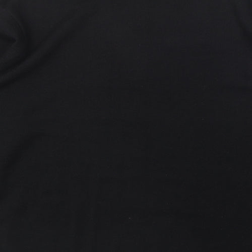 Propeller Mens Black Round Neck Acrylic Pullover Jumper Size L