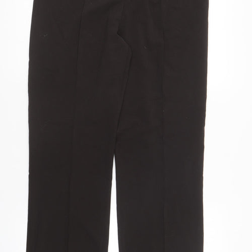 Autonomy Womens Brown Polyester Trousers Size 12 L26 in Regular