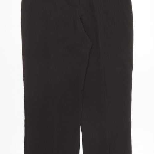 Autonomy Womens Brown Polyester Trousers Size 12 L26 in Regular