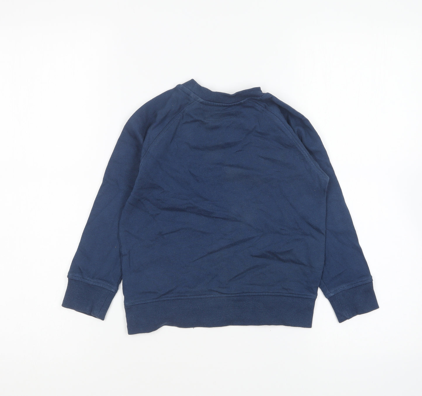 NEXT Boys Blue Cotton Pullover Sweatshirt Size 4 Years Pullover