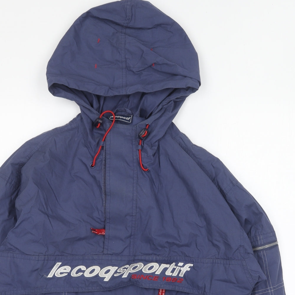 le coq sportif Mens Blue Jacket Size L Zip