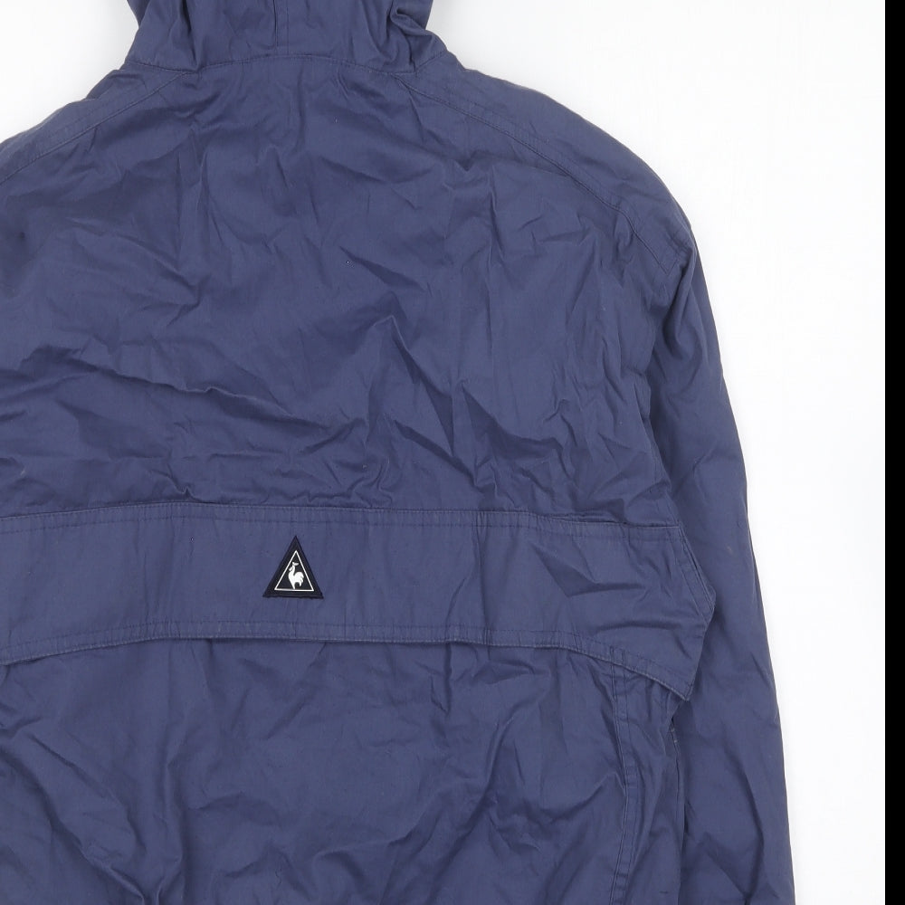 le coq sportif Mens Blue Jacket Size L Zip