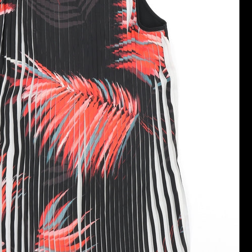 NEXT Womens Multicoloured Polyester Basic Tank Size 6 Scoop Neck