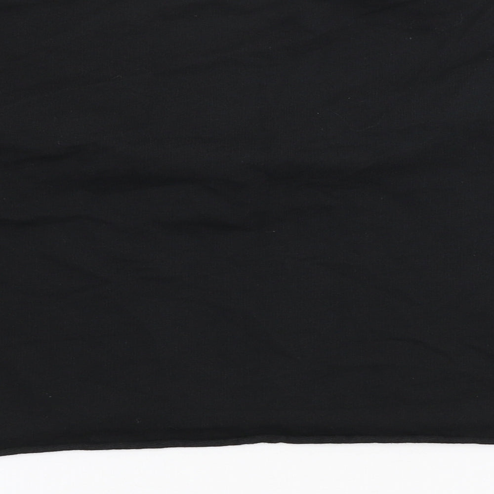 Kiabi Womens Black Cotton Pullover Sweatshirt Size 2XS