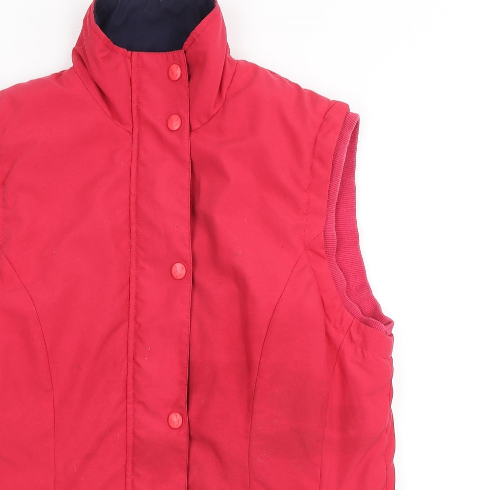 Lyle & Scott Womens Pink Gilet Jacket Size S