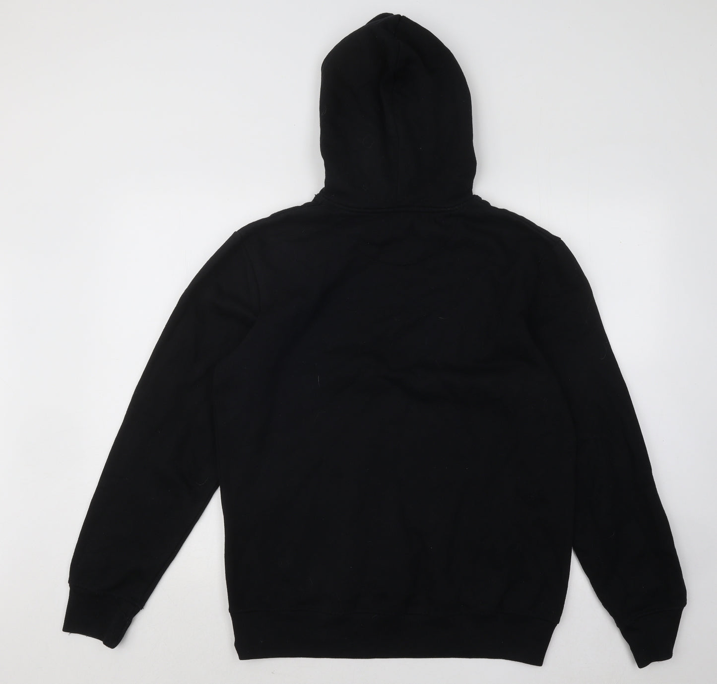 Industrialize Mens Black Cotton Pullover Hoodie Size L
