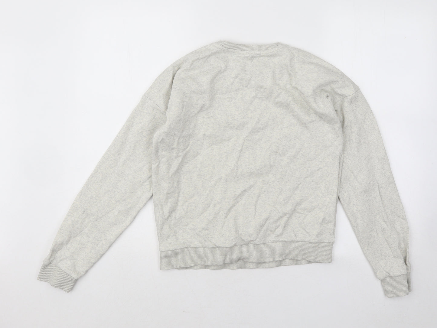 George Girls Grey Cotton Pullover Sweatshirt Size 11-12 Years Pullover - Kind Heart