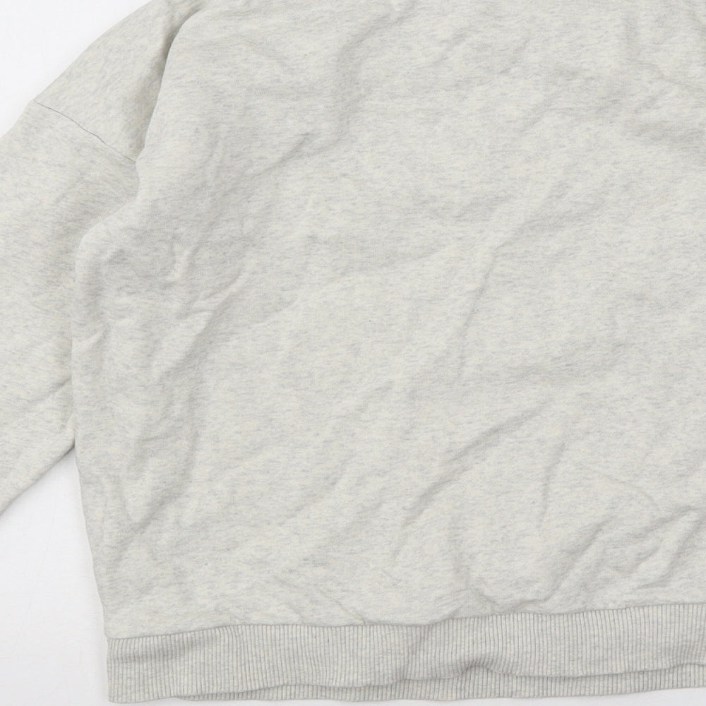 George Girls Grey Cotton Pullover Sweatshirt Size 11-12 Years Pullover - Kind Heart