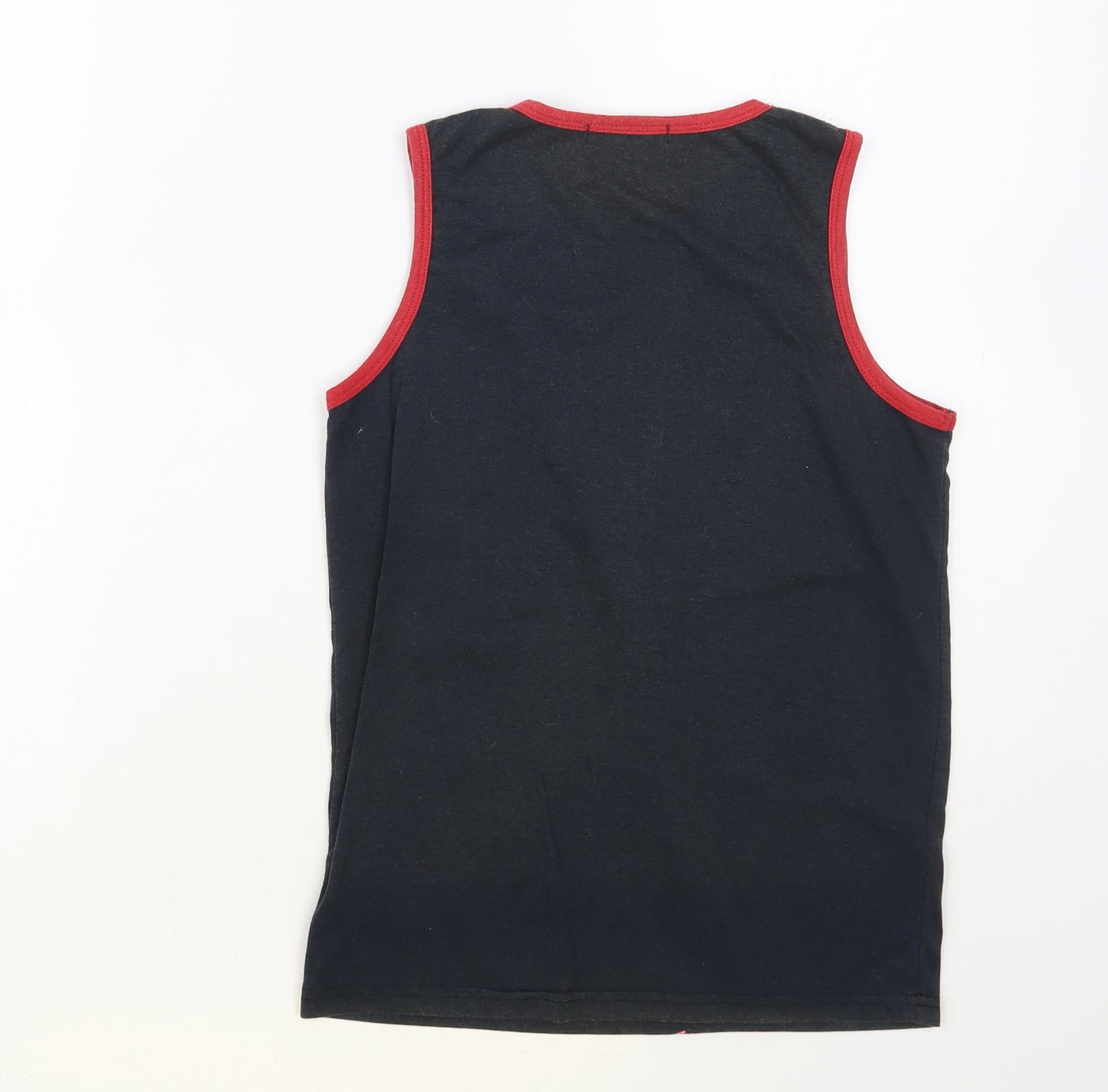 Milk Pub Boys Grey Cotton Pullover Tank Size 12 Years Crew Neck Pullover