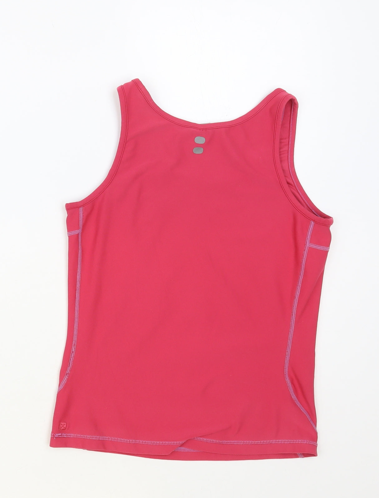 Nike Womens Pink Polyester Pullover Tank Size S Scoop Neck Pullover