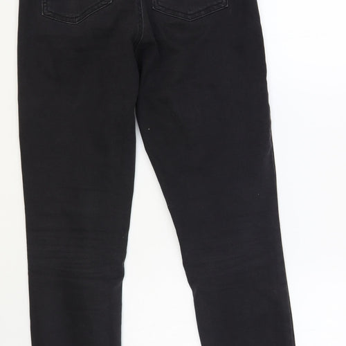 Denim Co. Womens Black Cotton Skinny Jeans Size 10 L30 in Regular Button