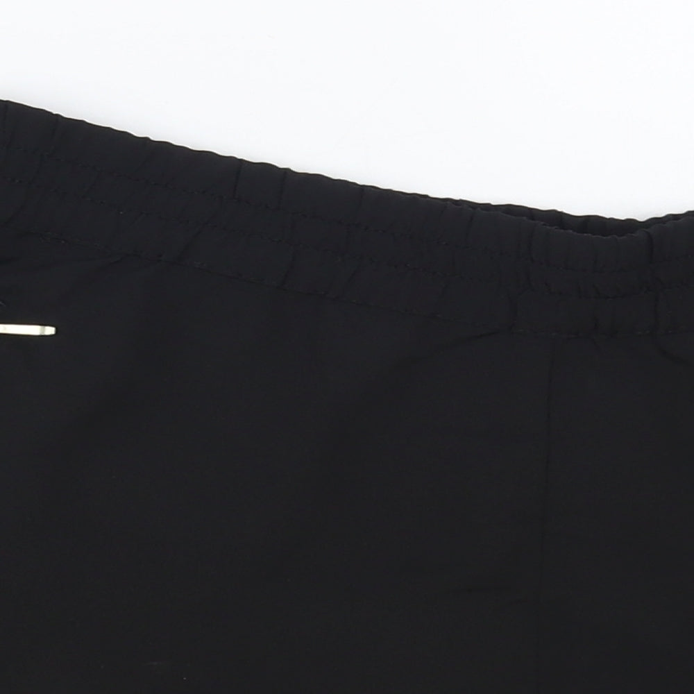 Stradivarius Womens Black Polyester Hot Pants Shorts Size M L3 in Regular Pull On