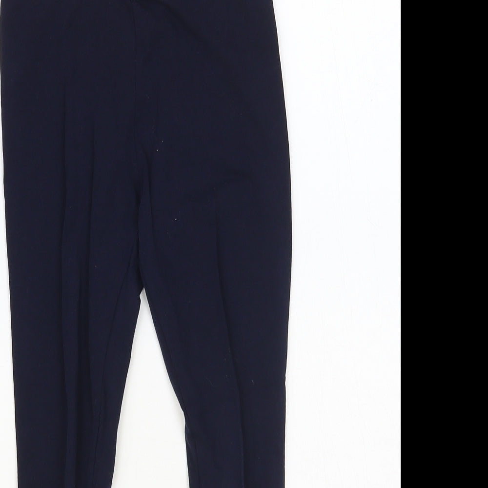 Dunnes Stores Girls Blue Cotton Jogger Trousers Size 6 Years Regular Pullover - Leggings