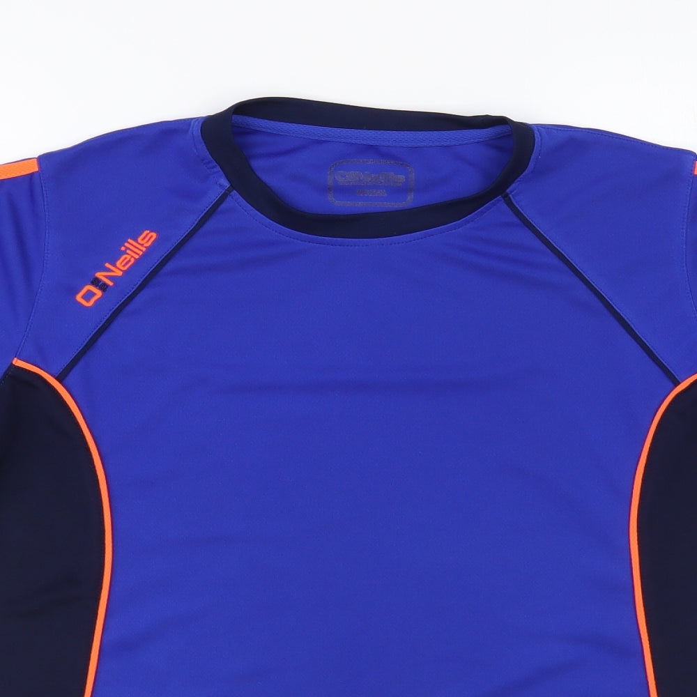 O'Neills Mens Blue Polyester T-Shirt Size M Crew Neck