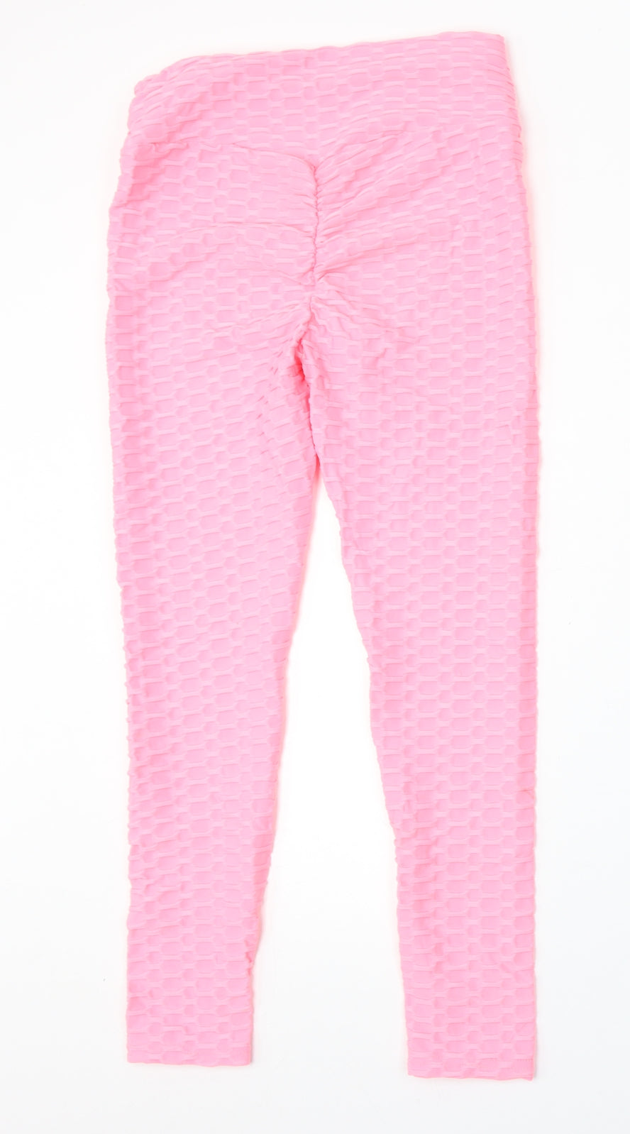 Preworn Womens Pink Polyester Jogger Leggings Size L L26 in Regular