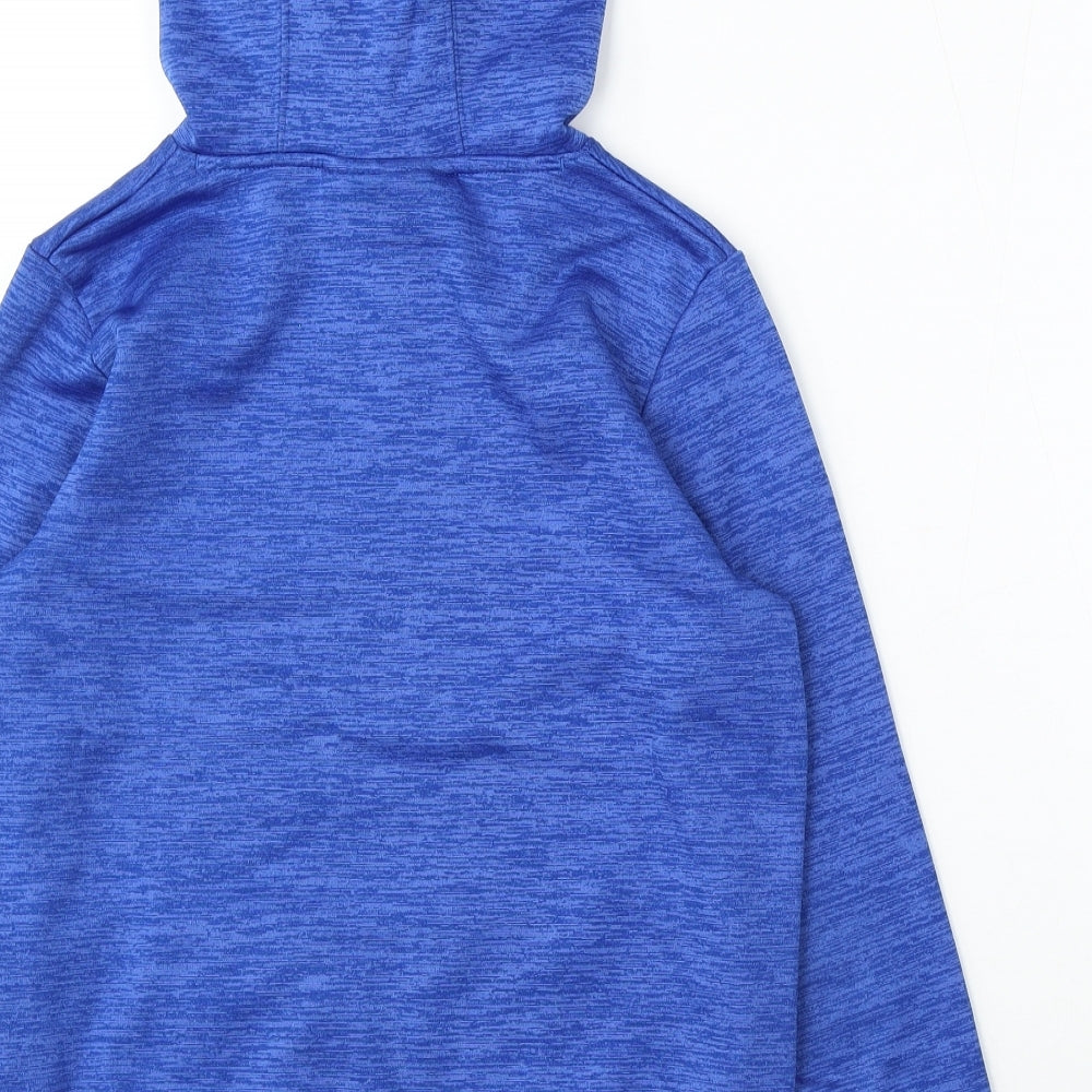 Under armour Boys Blue Polyester Pullover Hoodie Size M