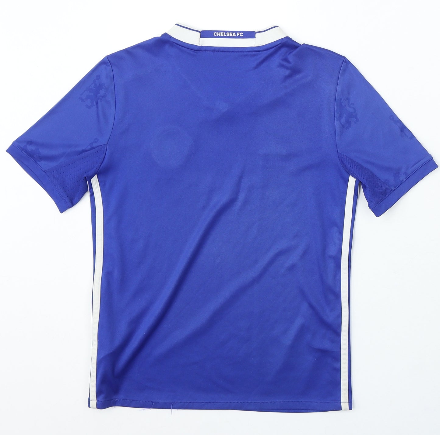 Chelsea Boys Blue Polyester Basic T-Shirt Size 11-12 Years V-Neck - Chelsea F.C