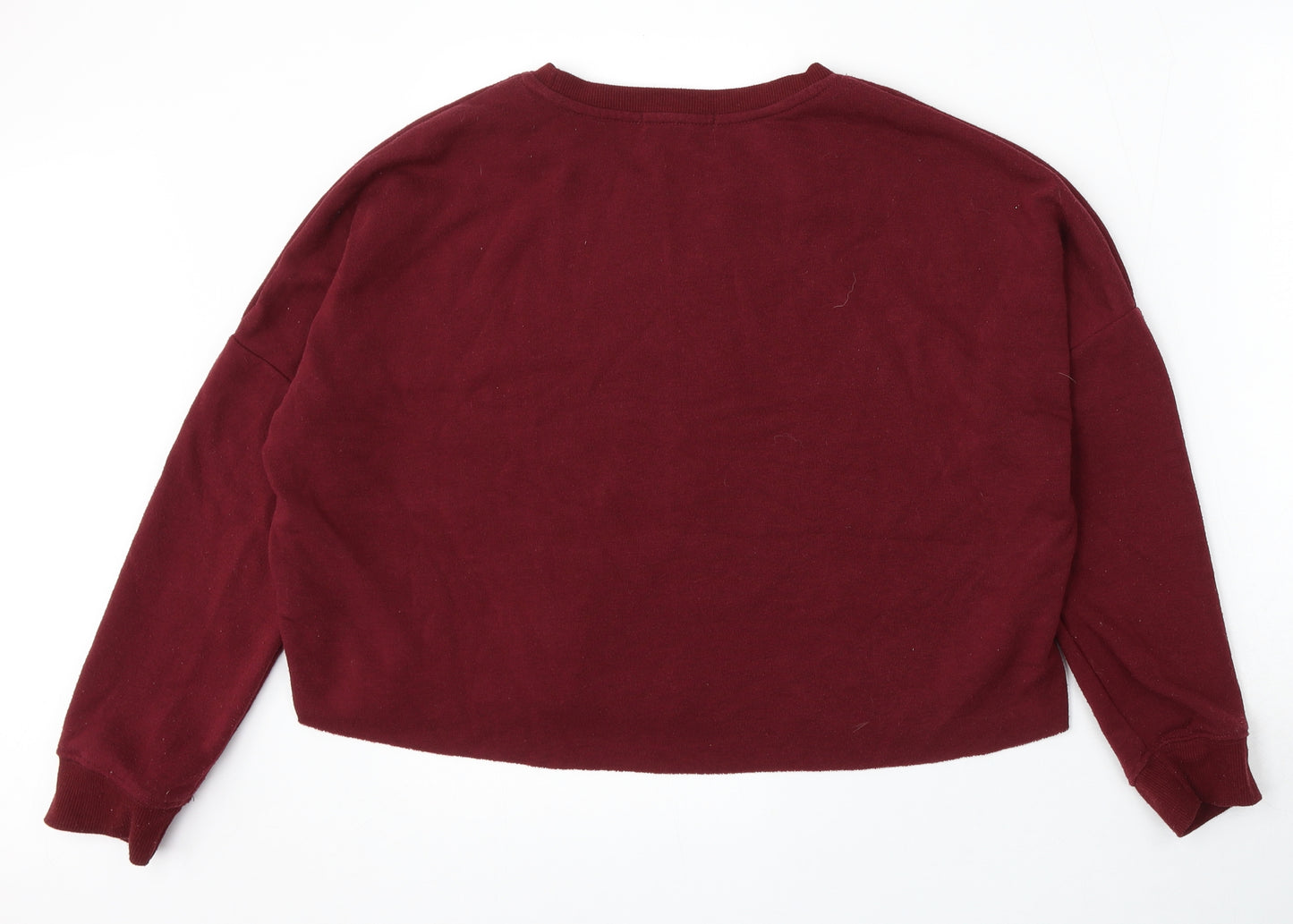 Primark Womens Red Polyester Pullover Sweatshirt Size 10 - It's not me it's you