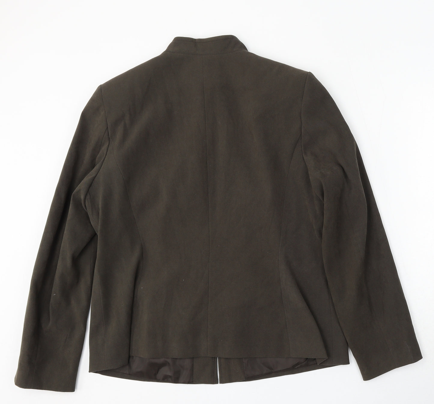 Bonmarché Womens Green Jacket Size 16 Zip