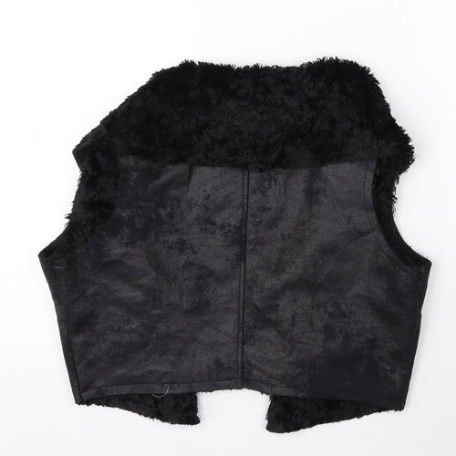 George Womens Black Gilet Jacket Size 14