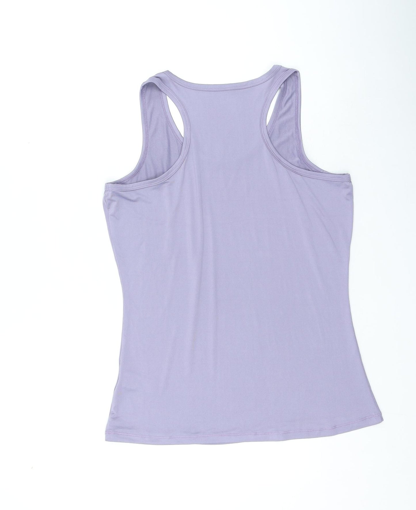 Marks and Spencer Womens Purple Polyester Camisole Tank Size 14 Round Neck