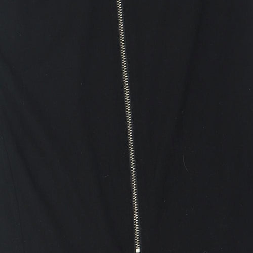 Rant & Rave Womens Black Polyester Straight & Pencil Skirt Size 28 in Zip