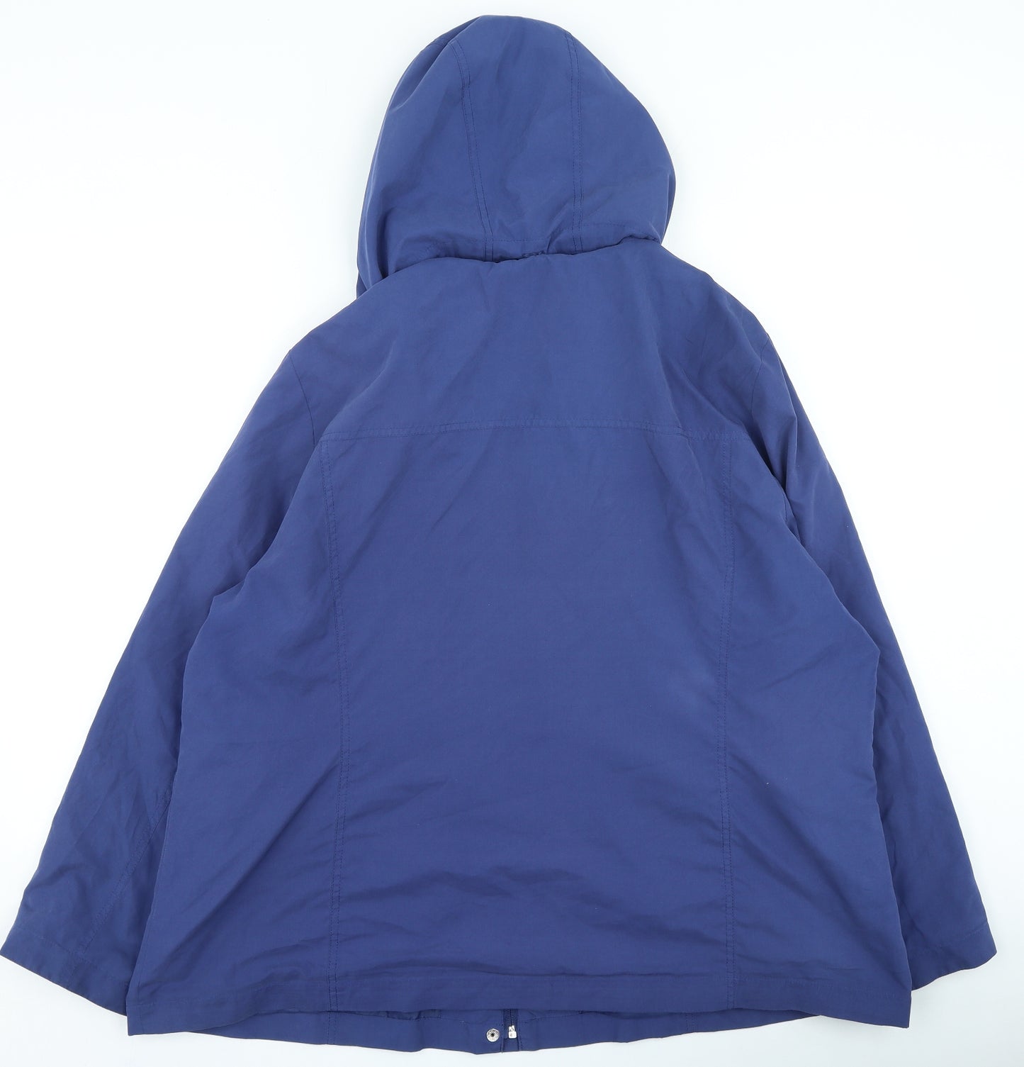 Classics Womens Purple Rain Coat Coat Size 24 Zip