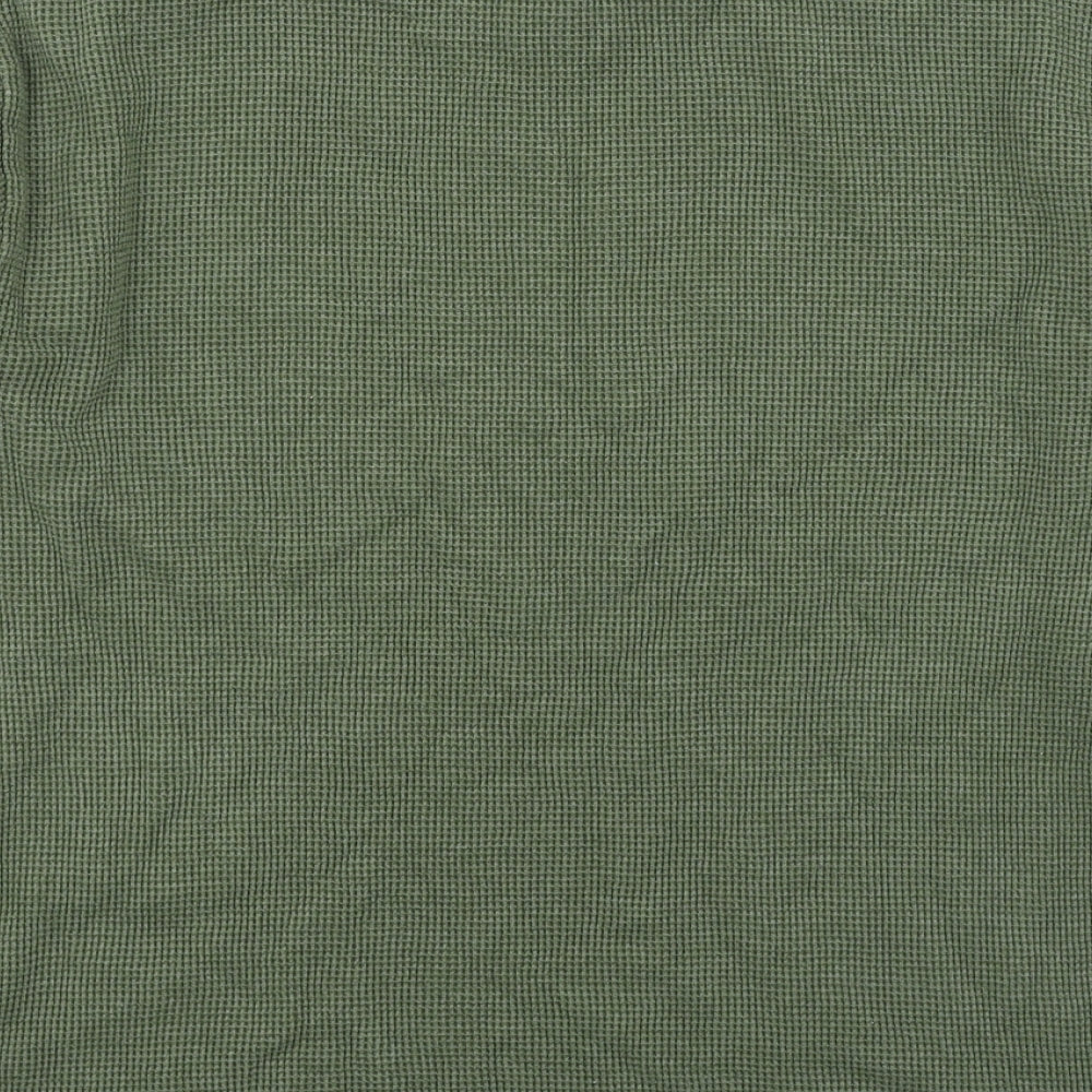 Primark Mens Green Round Neck Cotton Pullover Jumper Size M