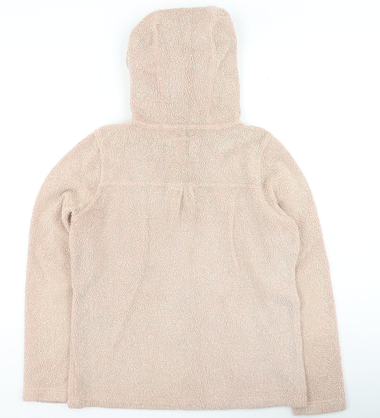 NEXT Womens Pink Round Neck Acrylic Full Zip Jumper Size M