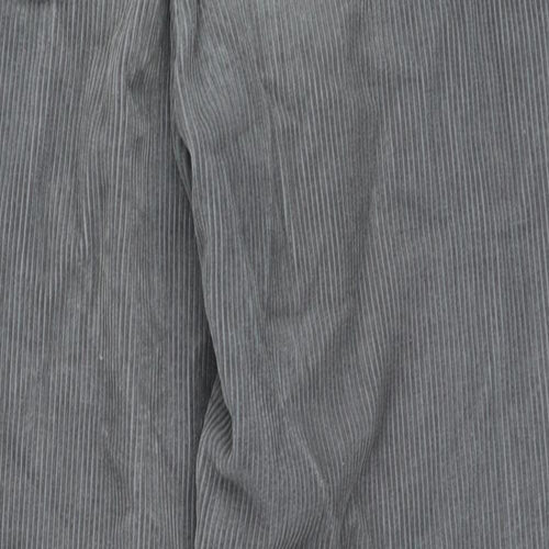 Topshop Womens Grey Cotton Straight Jeans Size 26 in L30 in Regular Zip