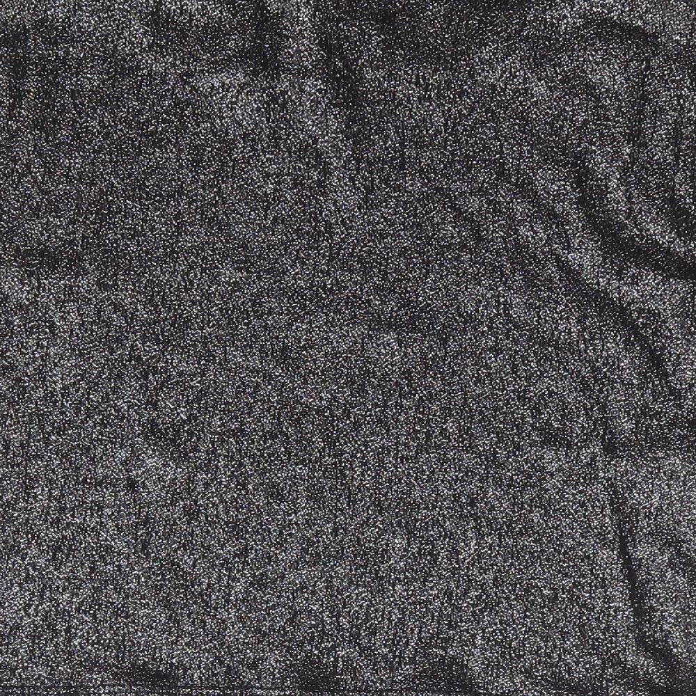 Topshop Womens Silver Viscose Cropped T-Shirt Size 10 Mock Neck