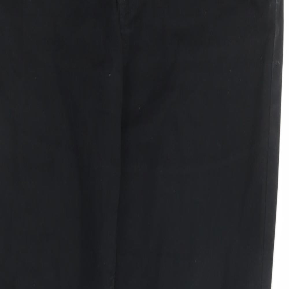 Dunnes Stores Womens Black Cotton Skinny Jeans Size 10 L29 in Regular Zip