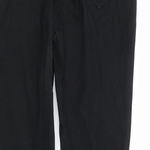Dunnes Stores Womens Black Cotton Skinny Jeans Size 10 L29 in Regular Zip