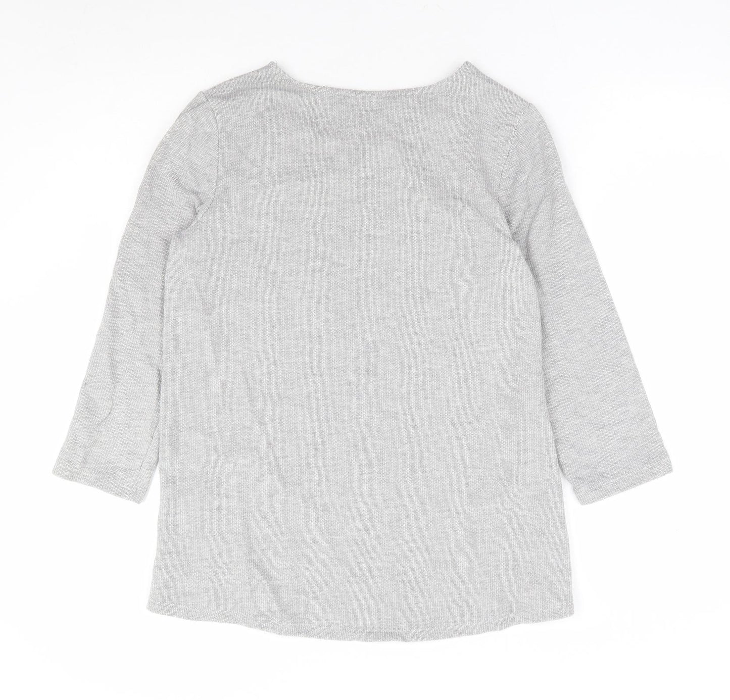 Dunnes Stores Womens Multicoloured Polyester Basic T-Shirt Size 10 Off the Shoulder - Paris