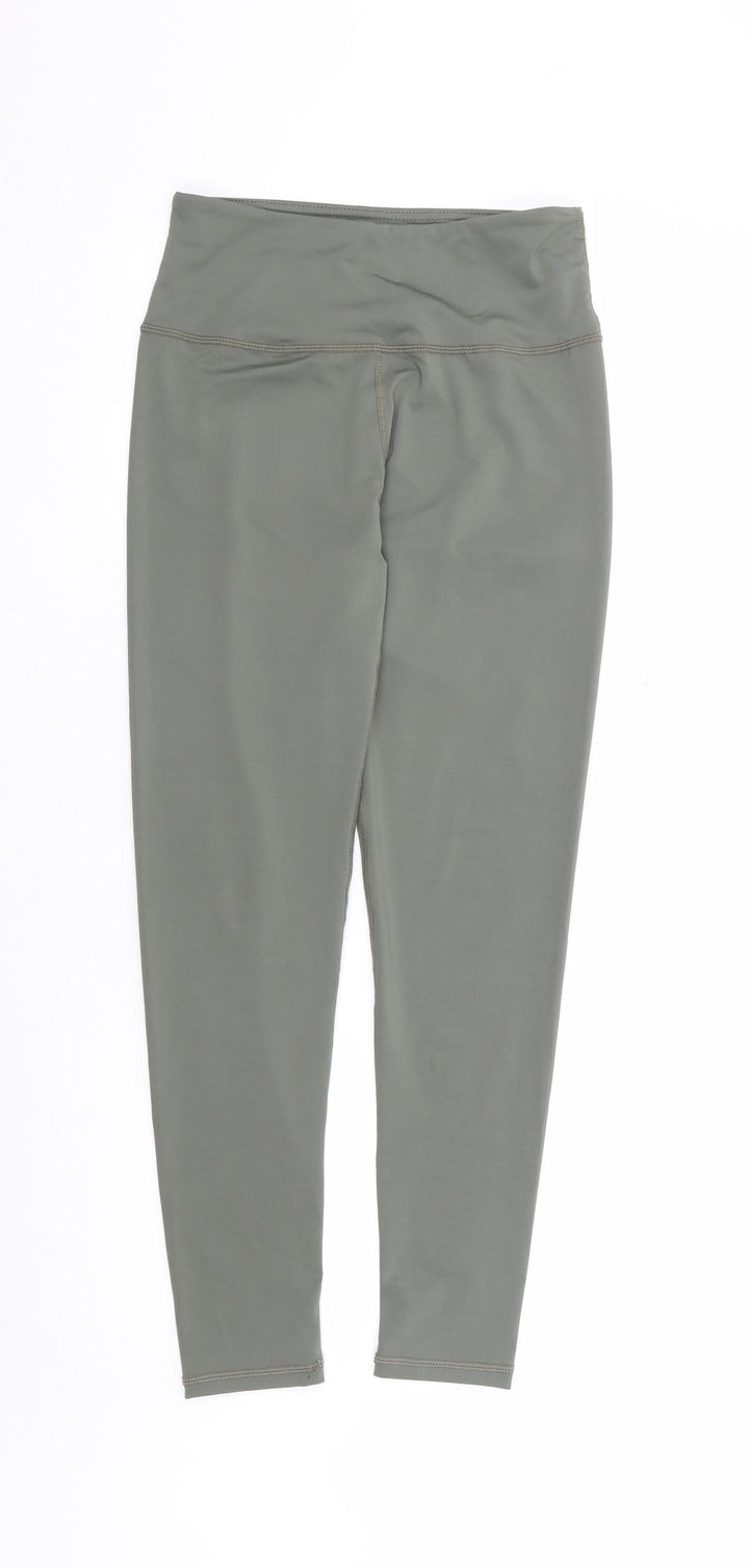 SheIn Womens Green Polyester Compression Leggings Size S L25 in Regular Pullover