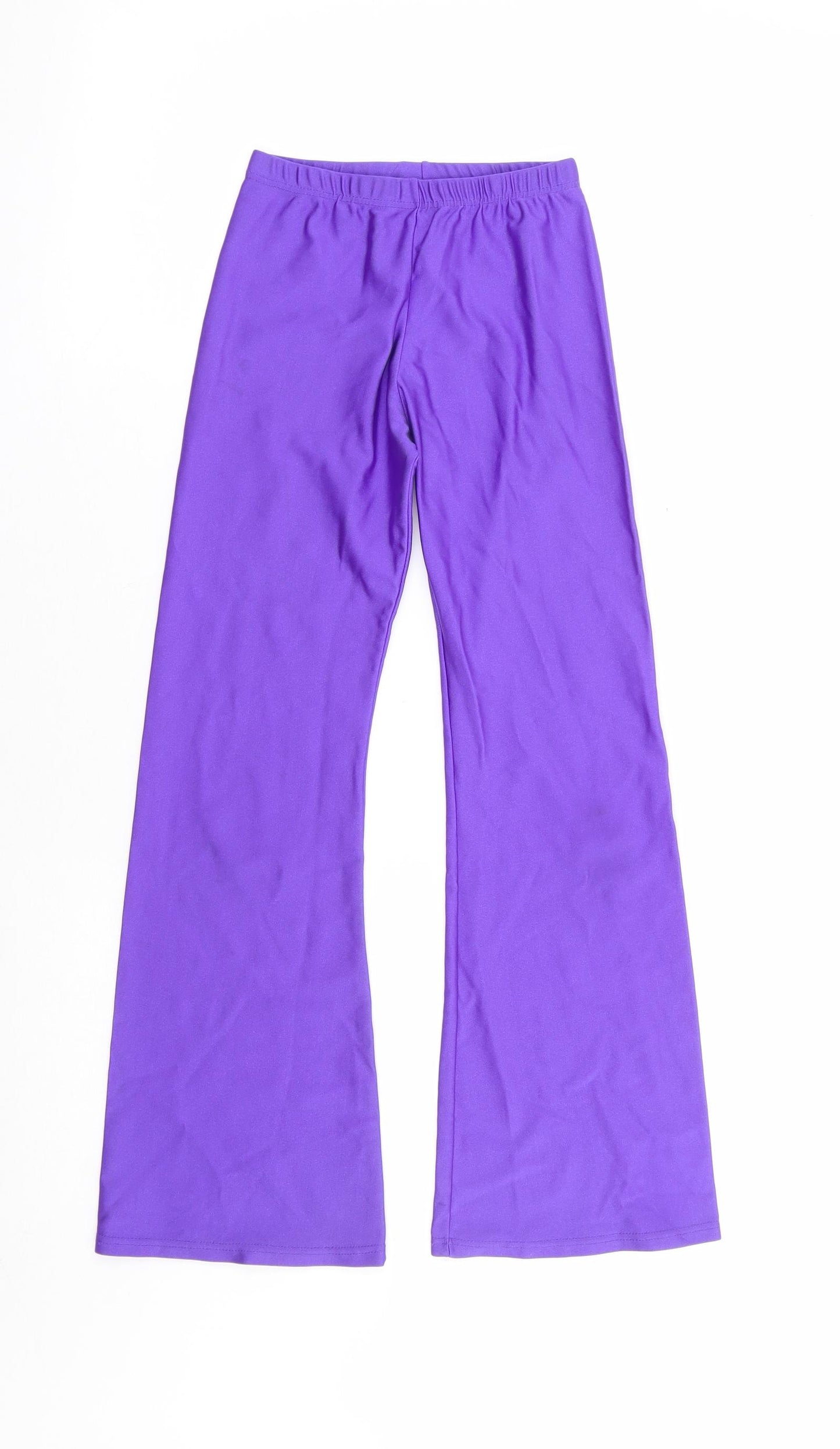 Roch Valley Girls Purple Polyamide Sweatpants Trousers Size 7-8 Years Regular Pullover - Dancewear