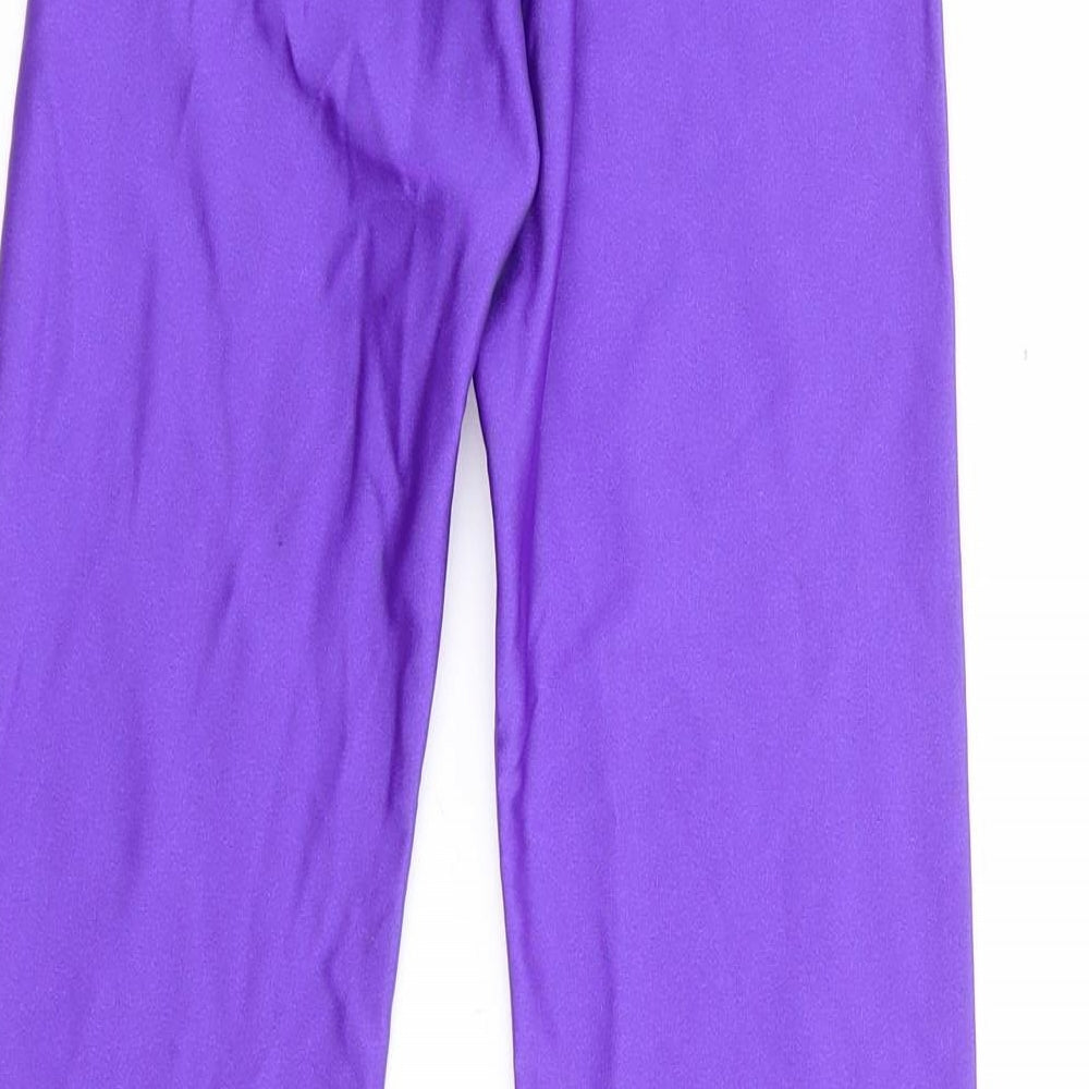 Roch Valley Girls Purple Polyamide Sweatpants Trousers Size 7-8 Years Regular Pullover - Dancewear