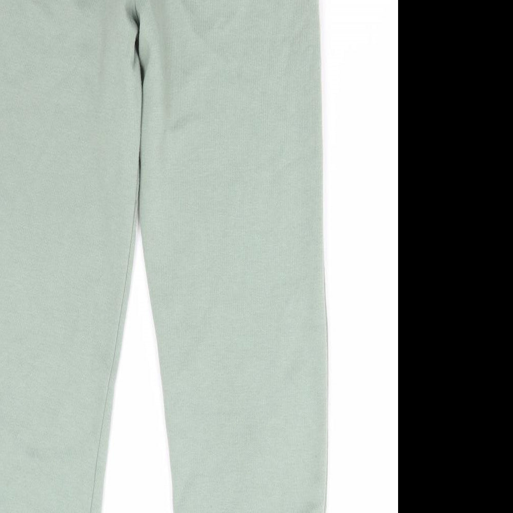 Primark Girls Green Polyester Jogger Trousers Size 12-13 Years Regular Drawstring
