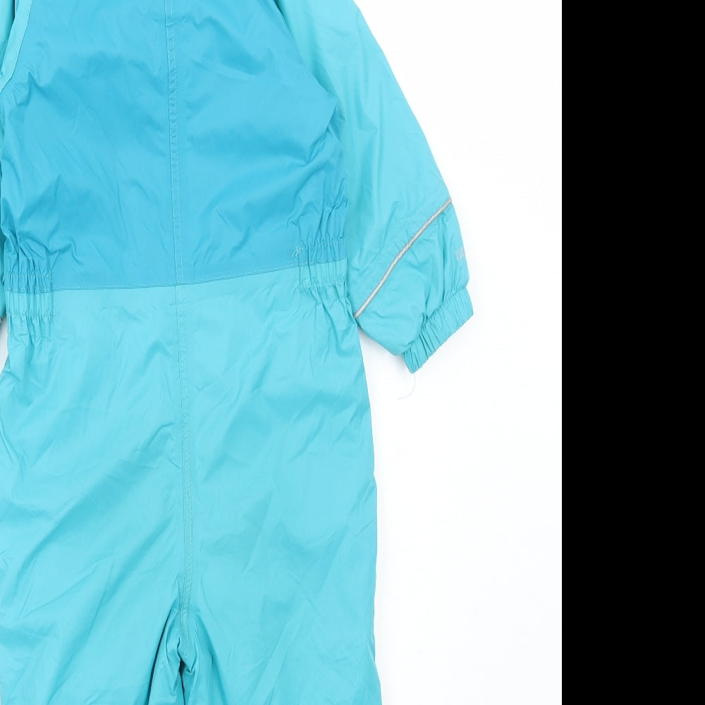 Regatta Baby Blue Rain Coat Snowsuit Size 18-24 Months Zip - Hippo