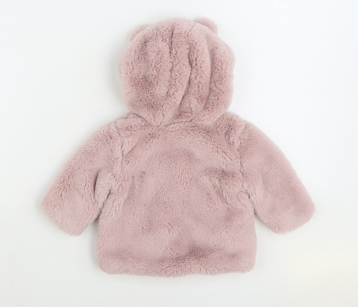 NEXT Girls Pink Jacket Size 3-6 Months Button