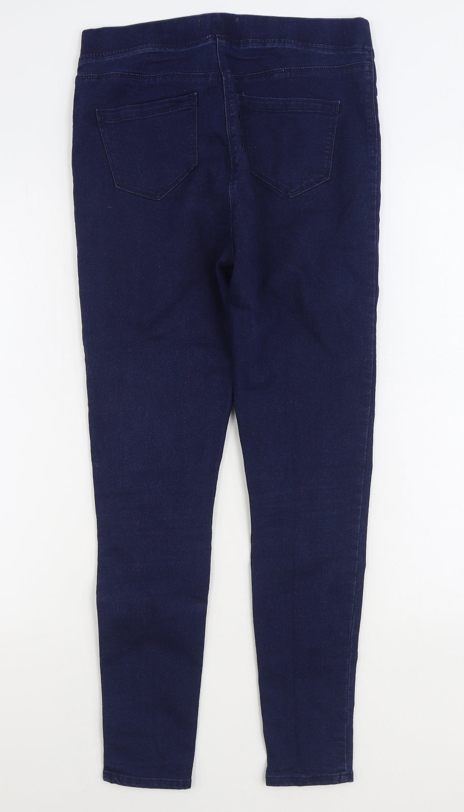 Studio Womens Blue Cotton Jegging Jeans Size 10 L25 in Regular