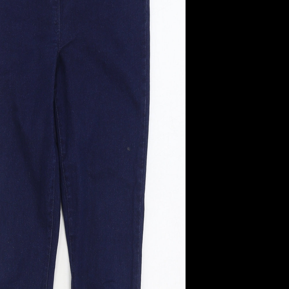 Studio Womens Blue Cotton Jegging Jeans Size 10 L25 in Regular