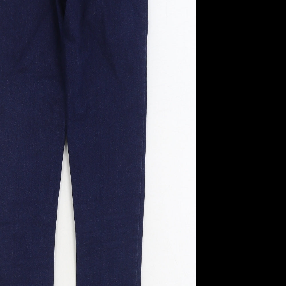 Studio Womens Blue Cotton Jegging Jeans Size 10 L25 in Regular