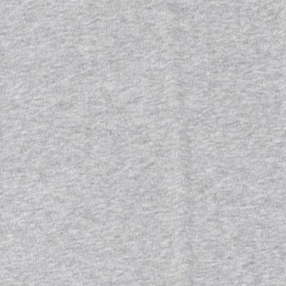 PRETTYLITTLETHING Womens Grey Viscose Bodycon Size 8 Scoop Neck Pullover